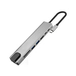 Docking Station Hub 8 in 1 USB-C 87W con HDMI e RJ45