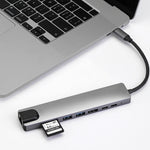 Docking Station Hub 8 in 1 USB-C 87W con HDMI e RJ45