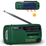 Radio di emergenza DE13 con ricarica solare e manovella
