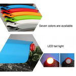 Parafango bicicletta con fanali LED per mountain bike 26 pollici