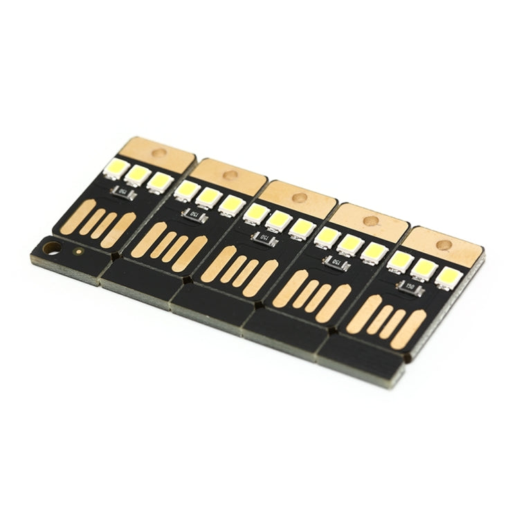 Luce notturna LED portachiavi USB mini pocket 10 pezzi