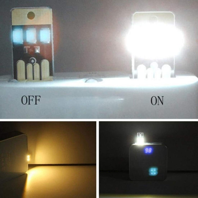 Luce notturna LED portachiavi USB mini pocket 10 pezzi