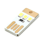 Luce notturna LED portachiavi USB mini pocket 10 pezzi