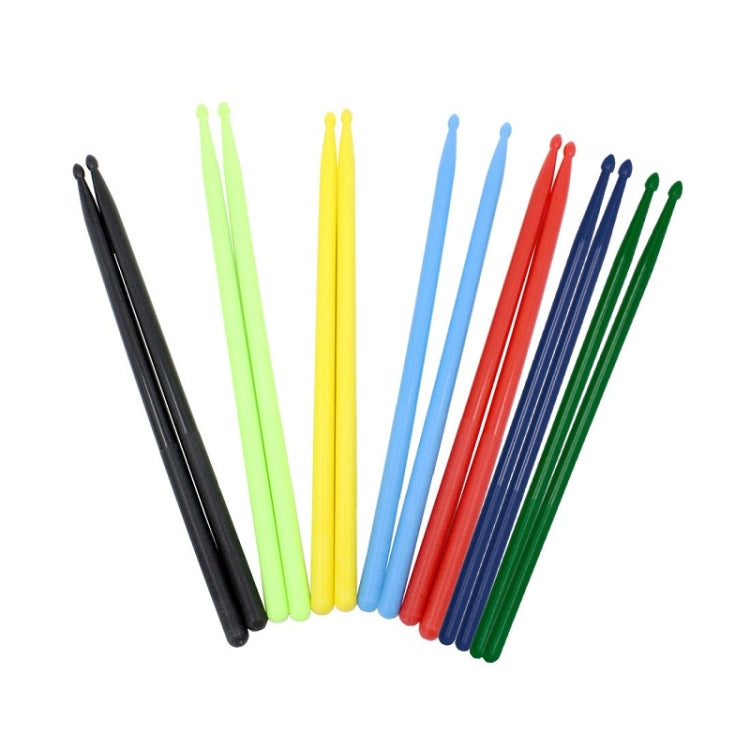 2 PZ Bacchette Kit per batteria Accessori Bacchette in nylon, Yellow, Light Blue, Black, Light Green, Red, Navy Blue, Dark Green