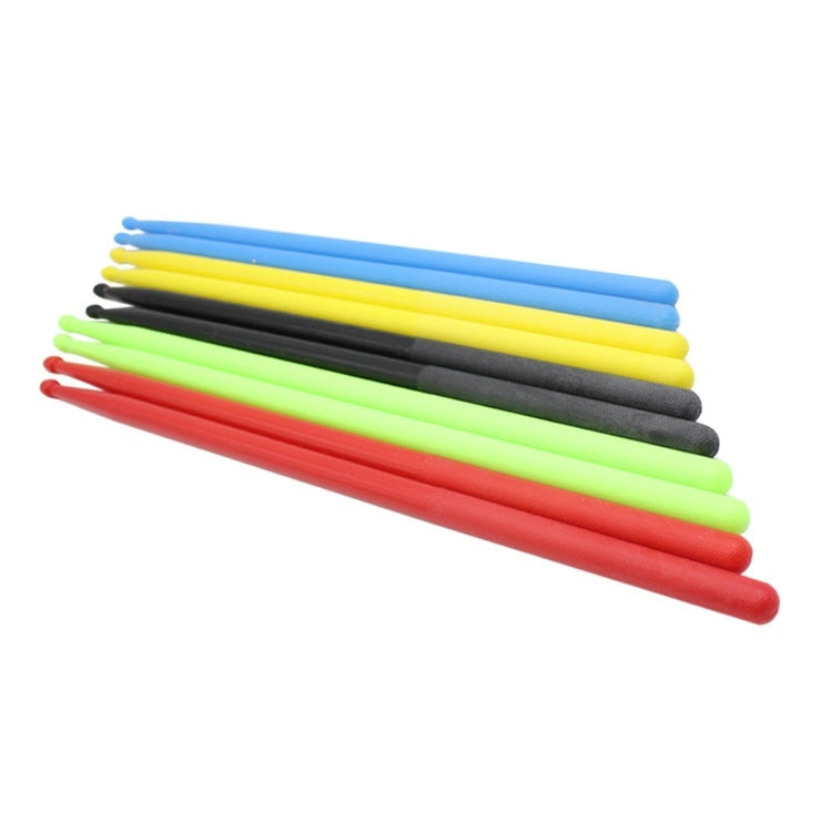 2 PZ Bacchette Kit per batteria Accessori Bacchette in nylon, Yellow, Light Blue, Black, Light Green, Red, Navy Blue, Dark Green