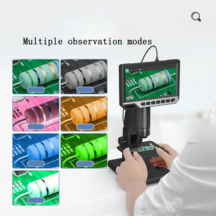 Microscopio digitale 2000X con display IPS HD da 7 pollici - immagine 7