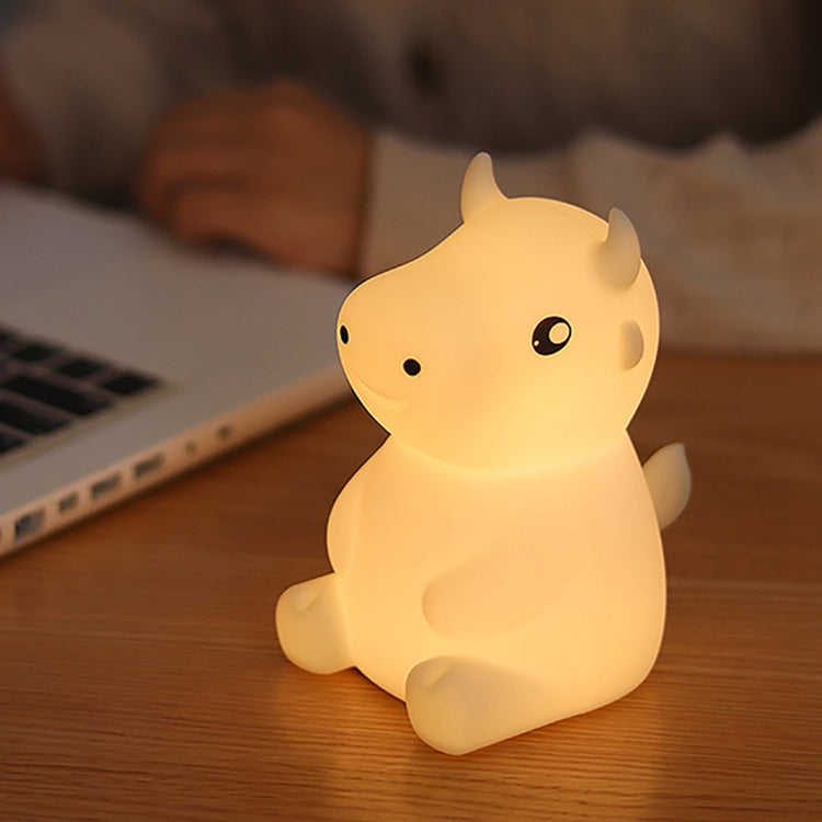 Lampada Notturna LED Vitello in Silicone Ricaricabile