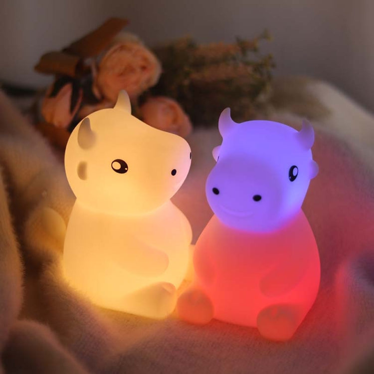Lampada Notturna LED Vitello in Silicone Ricaricabile