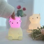 Lampada Notturna LED Vitello in Silicone Ricaricabile