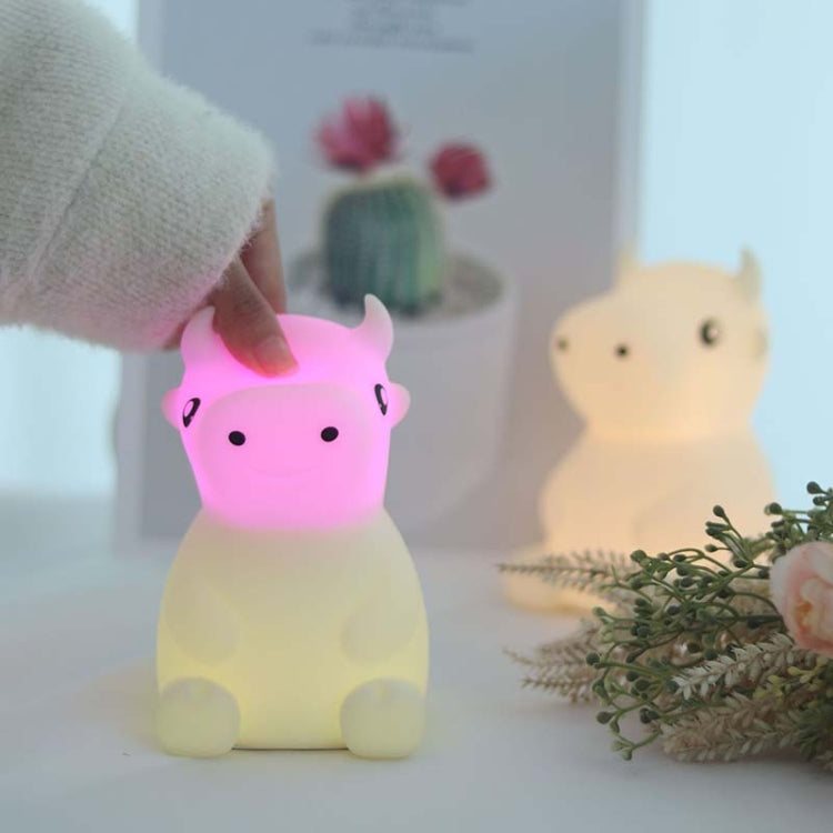 Lampada Notturna LED Vitello in Silicone Ricaricabile