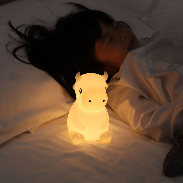 Lampada Notturna LED Vitello in Silicone Ricaricabile