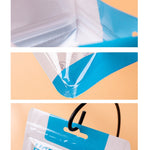 Busta sigillante in plastica per cavo dati 10.5x15cm e 8x14cm