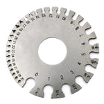 Calibro in acciaio inox per filo e saldatura 84x20 mm