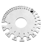 Calibro in acciaio inox per filo e saldatura 84x20 mm