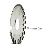 Calibro in acciaio inox per filo e saldatura 84x20 mm