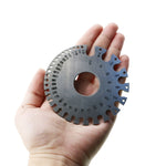 Calibro in acciaio inox per filo e saldatura 84x20 mm