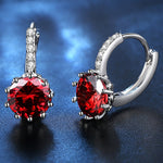 Orecchini da donna con zirconi in argento 925 lucidi