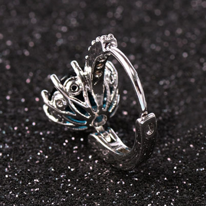 Orecchini da donna con zirconi in argento 925 lucidi