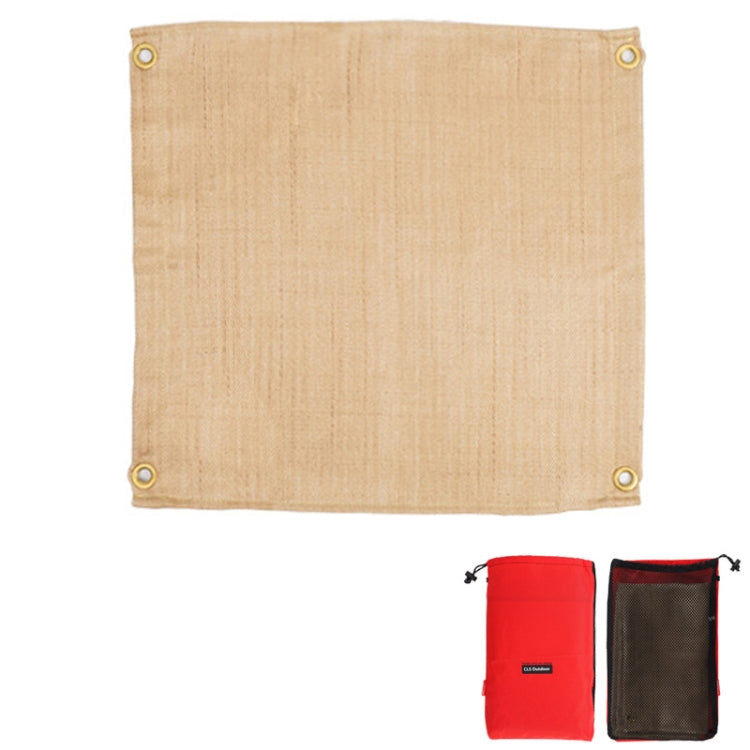 Panno ignifugo in fibra di vetro per barbecue Small 46x44 cm