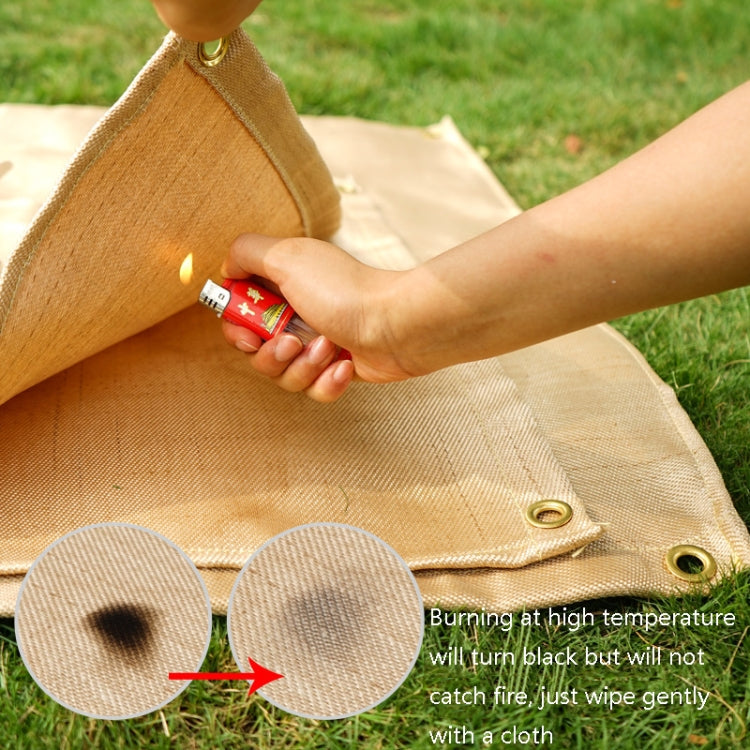 Panno ignifugo in fibra di vetro per barbecue Small 46x44 cm