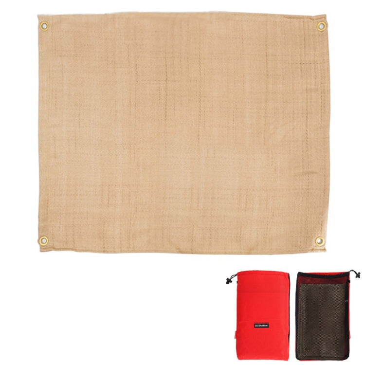 Panno ignifugo in fibra di vetro per barbecue Small 46x44 cm