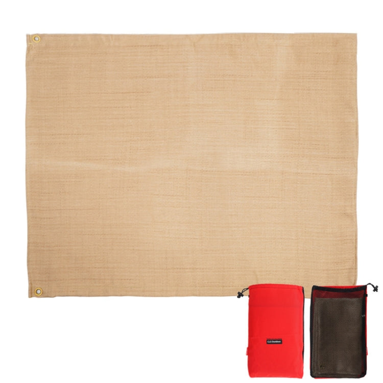 Panno ignifugo in fibra di vetro per barbecue Small 46x44 cm