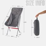 Sedia pieghevole da esterno portatile CLS fino 150 kg