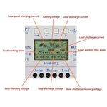 Regolatore di carica solare PWM 12/24V 60A con display LCD - immagine 5