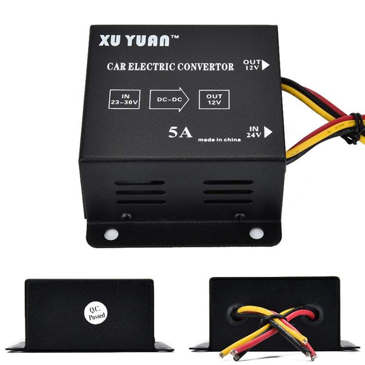 Convertitore step-down 60W da 24V a 12V 5A per auto