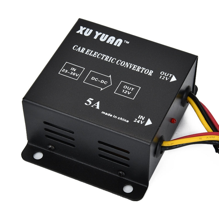 Convertitore step-down 60W da 24V a 12V 5A per auto