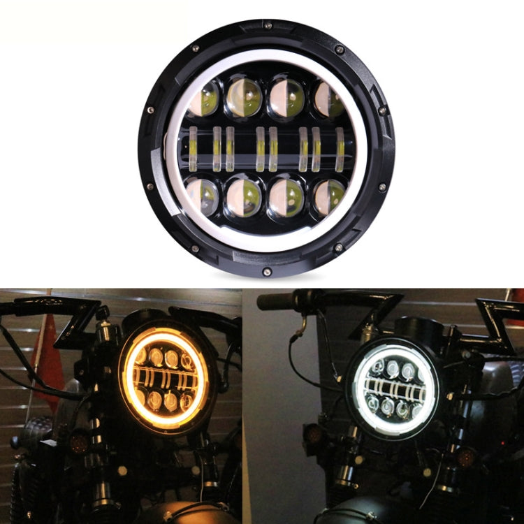 Faro LED per moto 7 pollici con luce di marcia diurna 12V 55W