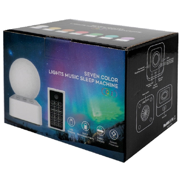 Lampada notte musicale con luce colorata e telecomando