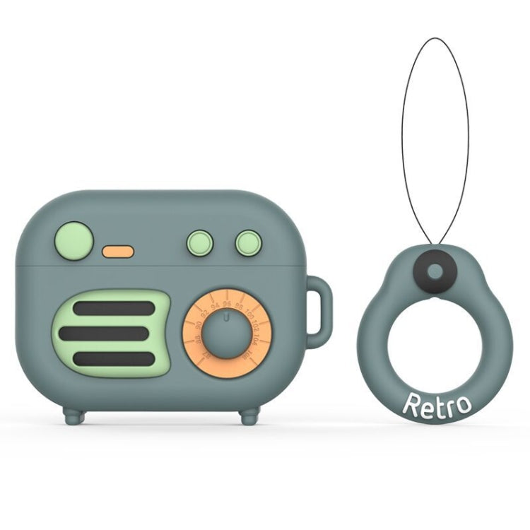 Custodia in silicone retrò per AirPods Pro con accesso alla ricarica - immagine 5