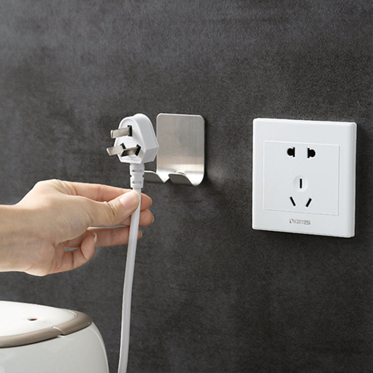 Gancio adesivo in acciaio inox per rasoio da bagno 10 pezzi