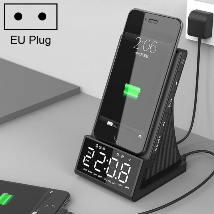 Altoparlante Bluetooth X7 con ricarica wireless, sveglia e radio FM - immagine 9