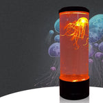 Lampada medusa LED cilindrica con luce USB 10.5x10.5x29.4cm