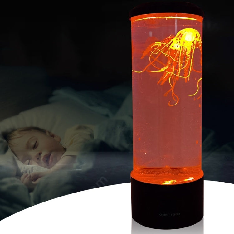 Lampada medusa LED cilindrica con luce USB 10.5x10.5x29.4cm