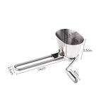 Tritatutto manuale in acciaio inox per verdure ed erbe