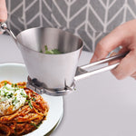 Tritatutto manuale in acciaio inox per verdure ed erbe