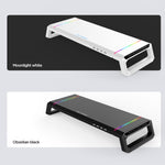 Supporto pieghevole per laptop con illuminazione RGB e 4 USB