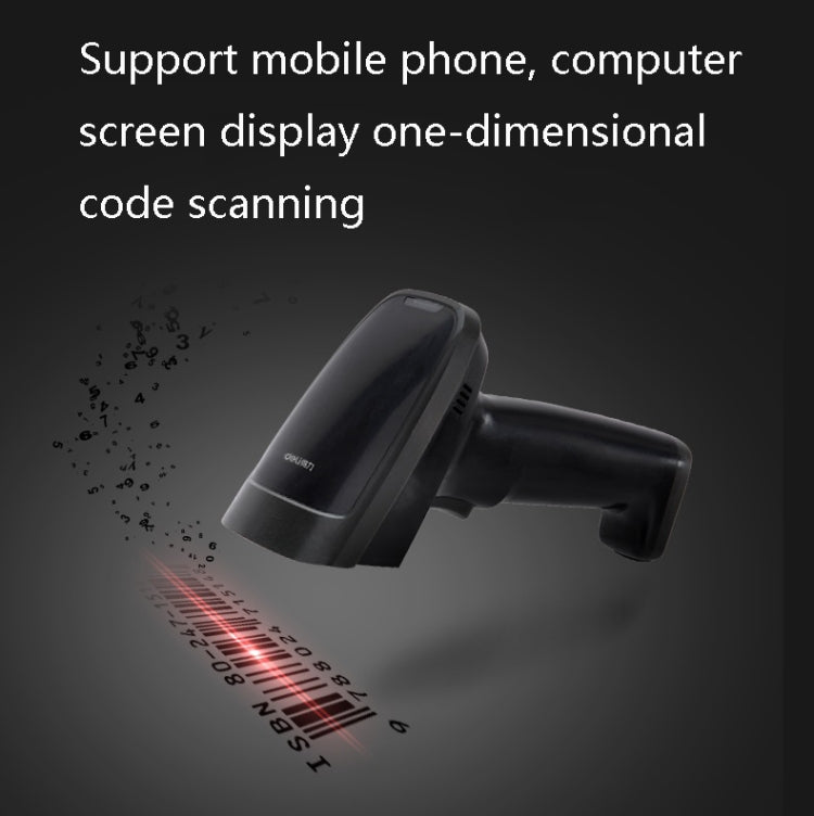 Scanner barcode laser con cavo e wireless per negozi