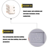 Connettore giunto rapido 422A 10 pezzi 32A 250V