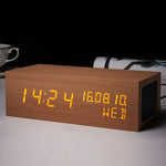 Orologio in legno con altoparlante Bluetooth