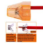 Terminali connettore elettrico VSE-104 in rame, 4 poli, 10 pezzi - immagine 5