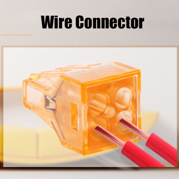 Terminali connettore elettrico VSE-104 in rame, 4 poli, 10 pezzi - immagine 7