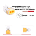 Terminale connettore per filo rigido 0,75-2,5 mm², 24 A 400 V - immagine 3