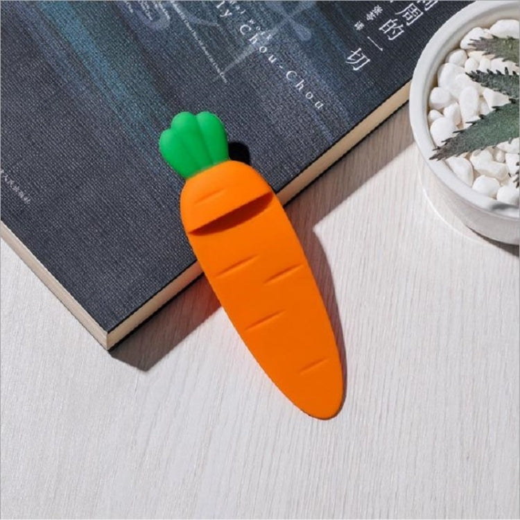 Segnalibro a forma di carota in silicone 12 × 4 × 1 cm - immagine 2