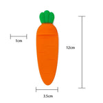 Segnalibro a forma di carota in silicone 12 × 4 × 1 cm - immagine 3
