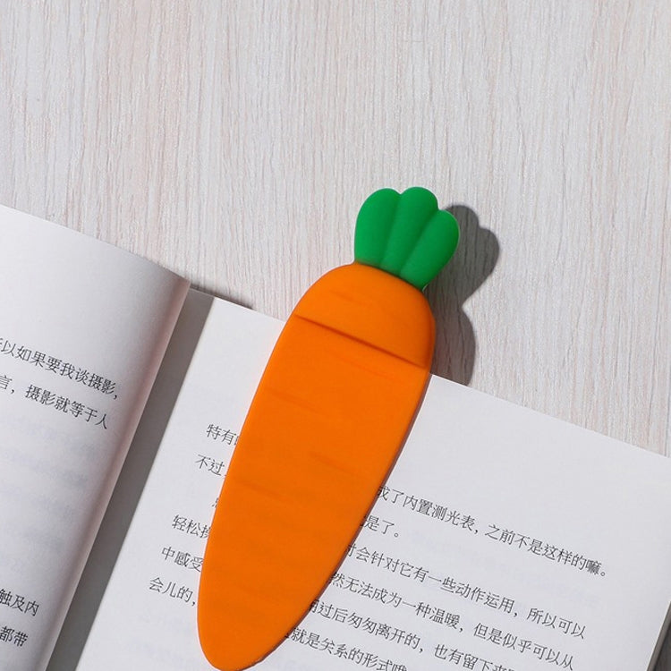 Segnalibro a forma di carota in silicone 12 × 4 × 1 cm - immagine 5