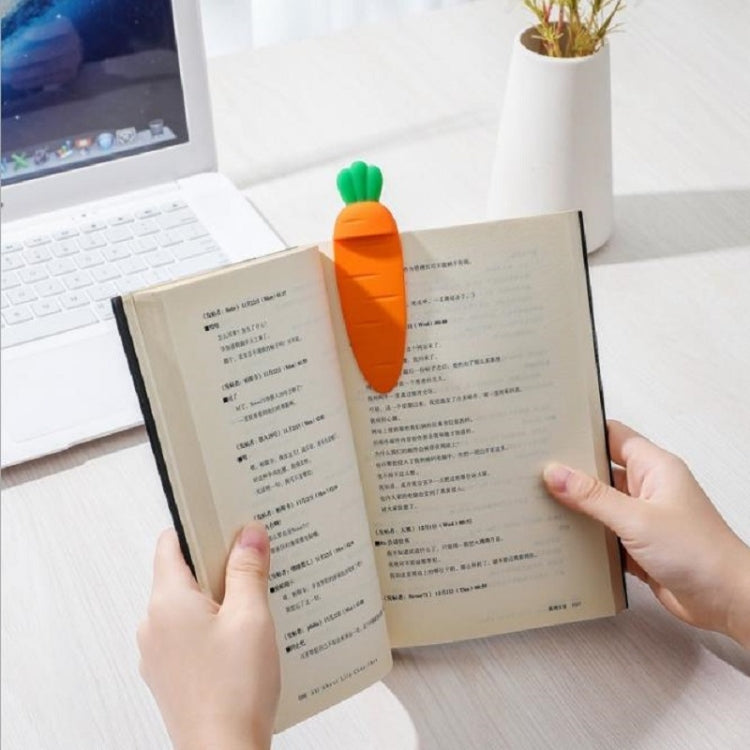 Segnalibro a forma di carota in silicone 12 × 4 × 1 cm - immagine 6